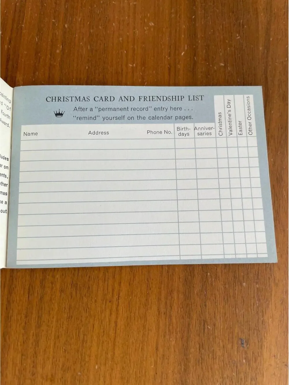 My Date Book Hallmark Vintage Hallmark Date Book 1961 Purse Calendar Unused